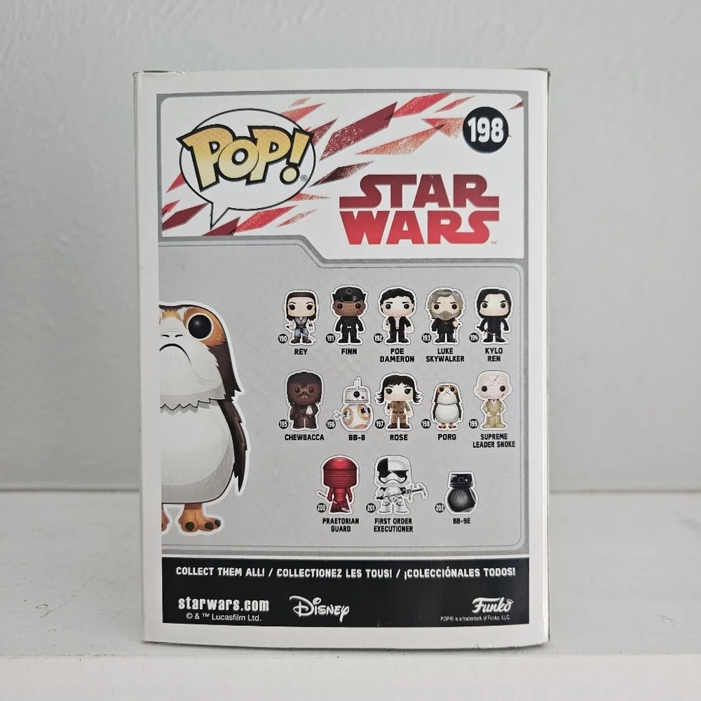 New In Box- Funko Pop! Star Wars Porg Bobblehead- #198